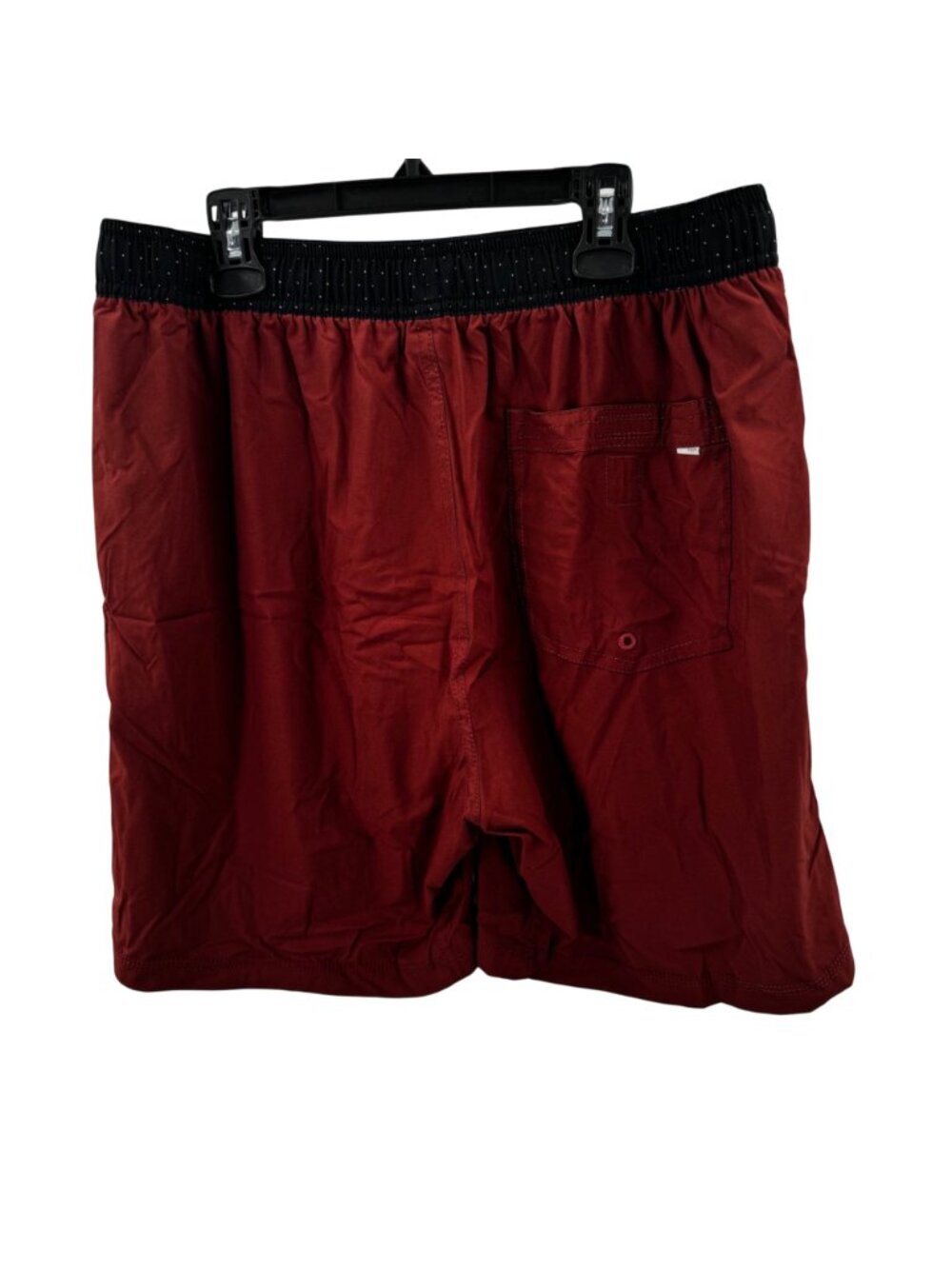 Vuori Mens Maroon Lined Gym Shorts Size Large With Drawstring Waist - Picture 5 of 5